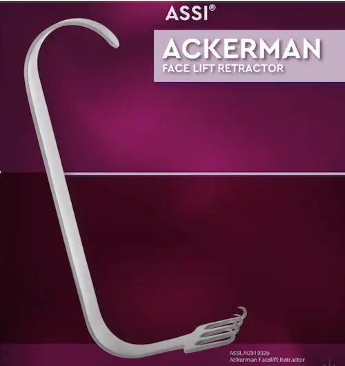 Image of ackerman face lift retractor
