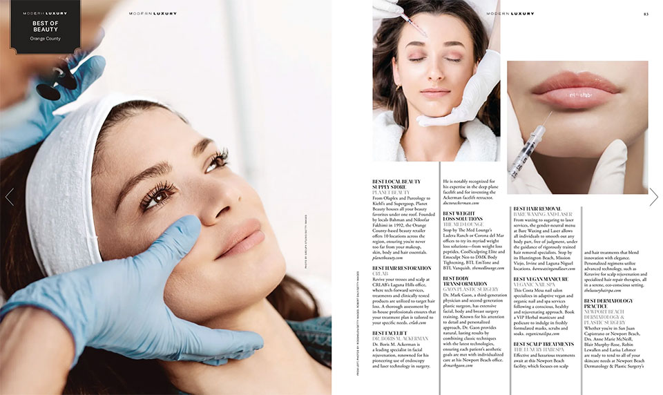 Medical aesthetician performing facial treatment on client with skincare procedure details and close-up results