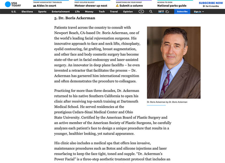 Dr. Asherman featured in USA Today article about transgender healthcare approaches and patient-centered treatment